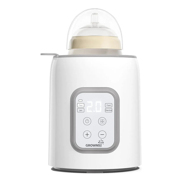 Calentador Rapido 5 En 1 Para Biberones Con Pantalla Lcd Y Esterilizador