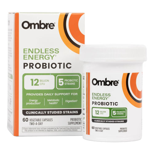 Probiótico De Energía Infinita Apoya Memoria Enfoque Y Salud Intestinal 12 Mil Millones UFC Vegano