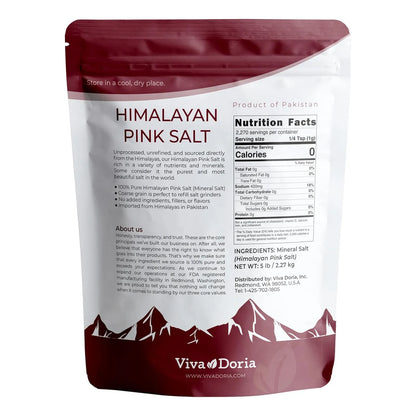 Sal Gruesa Cristalina Rosa Del Mar Himalaya Natural 250 Gram