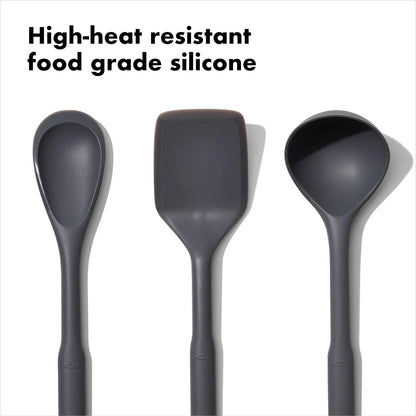 Juego De Utensilios De Silicona 3 Piezas OXO Good Grips Cocina Facil Y Segura