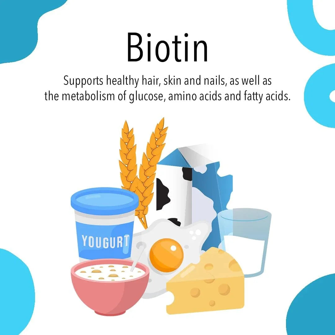 Gomitas De Biotina 5000 Mcg Sabor Bayas Mixtas Para Cabello Piel Y Uñas 80 Unidades