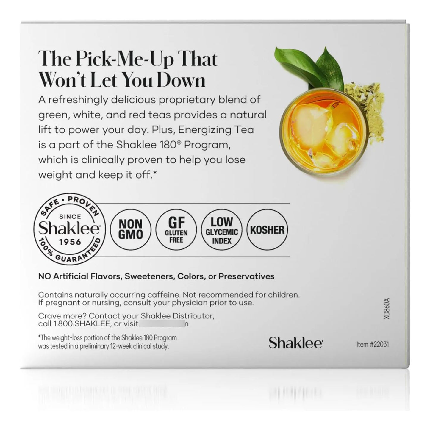 Té Energizante Sabor Matcha Verde Mezcla Antioxidantes Levantamiento Suave De Energía