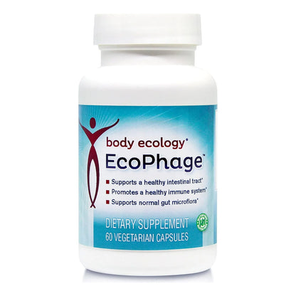 Ecophase Prebiótico Y Probiótico Bacteriófago 60 Cápsulas Salud Intestinal E Inmunidad
