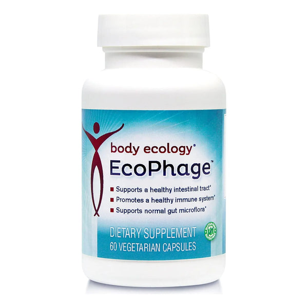 Ecophase Prebiótico Y Probiótico Bacteriófago 60 Cápsulas Salud Intestinal E Inmunidad