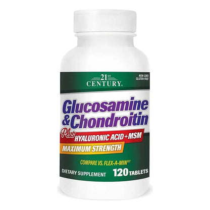 Tabletas Glucosamina Condroitina Plus 120 Unidades Para Articulaciones