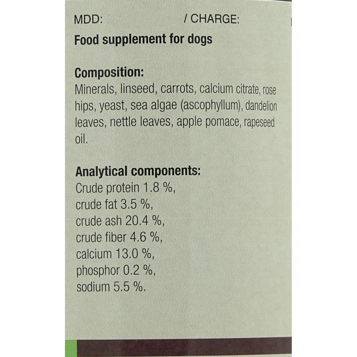 Alimento Natural Crudo Barf Para Perros 350 G Suplemento Nutricional Premium