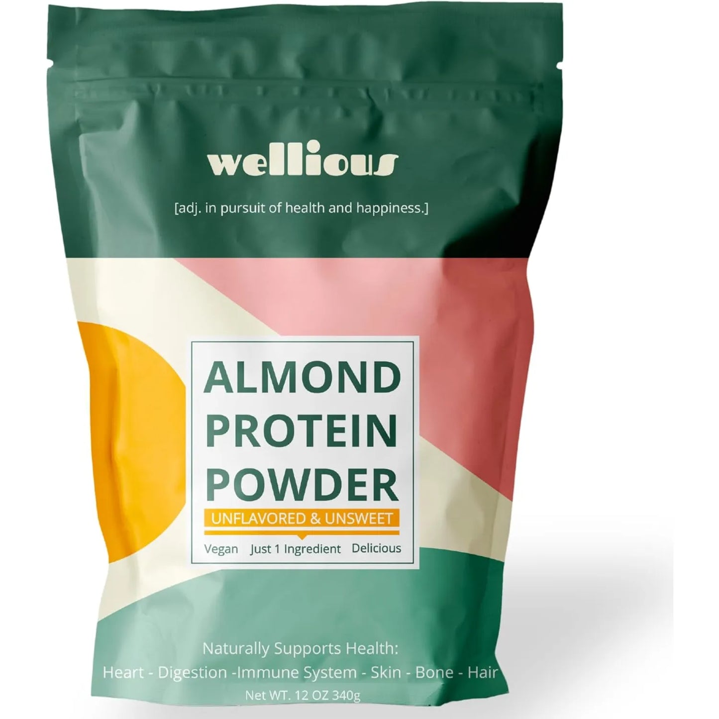 Proteína En Polvo Vegana Sin Sabor A Base De Almendras Para Digestión Fácil Y Nutrición Completa