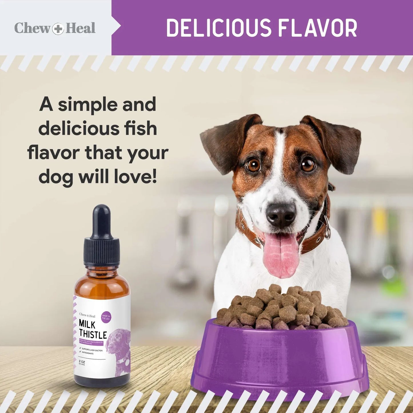 Cardo Mariano Liquido Para Perros 60ml Soporte Renal Y Hepatico Con Aceite De Salmon