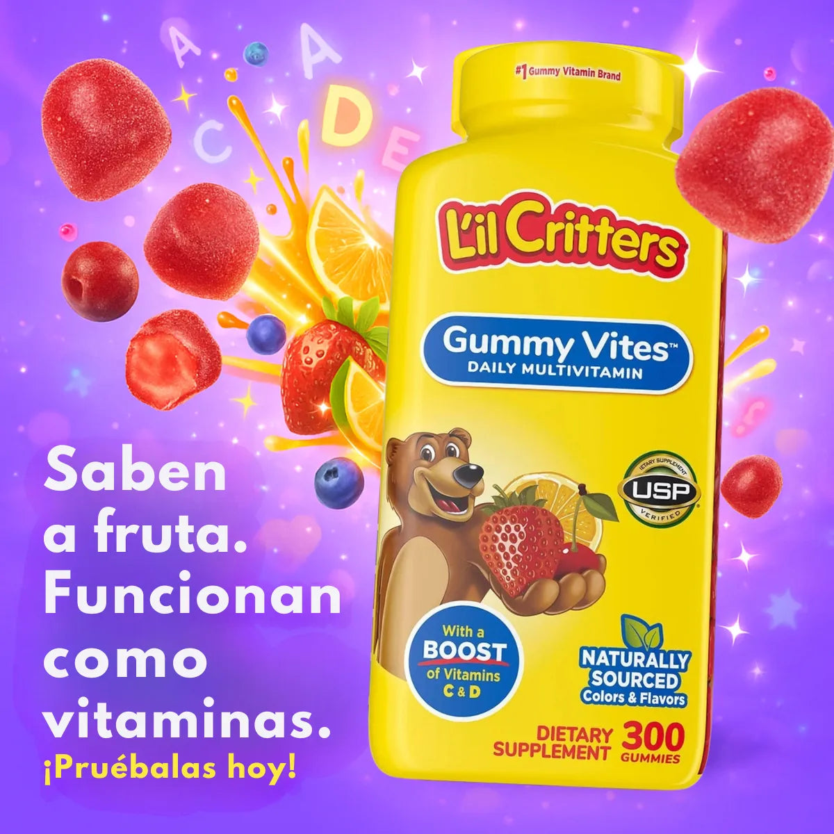 Gomitas Multivitaminica 300 Und - Imagen 2