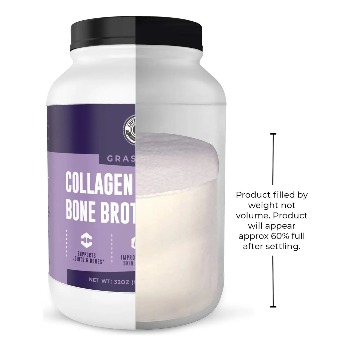 Caldo De Hueso En Polvo Con Colágeno 907g Salud Articular Y Piel Radiante