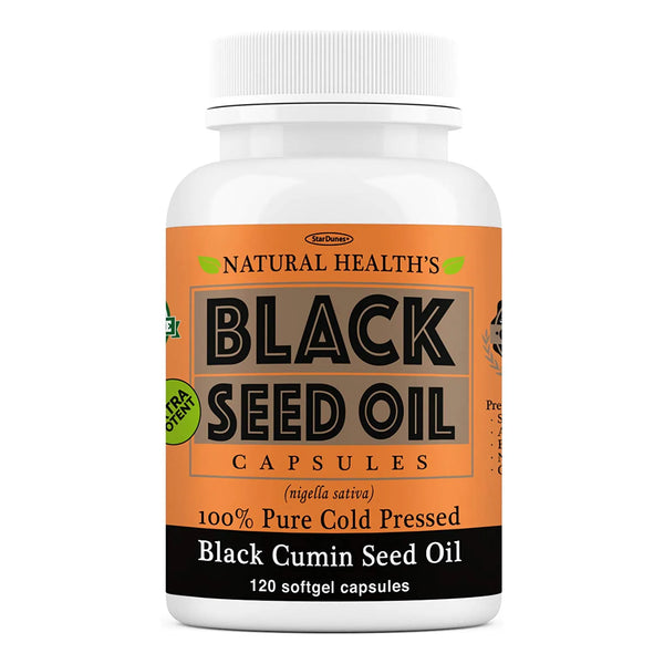 Capsulas Aceite Semilla Negra Pura 1000 Mg 120 Unidades Prensado En Frio Sin Omg