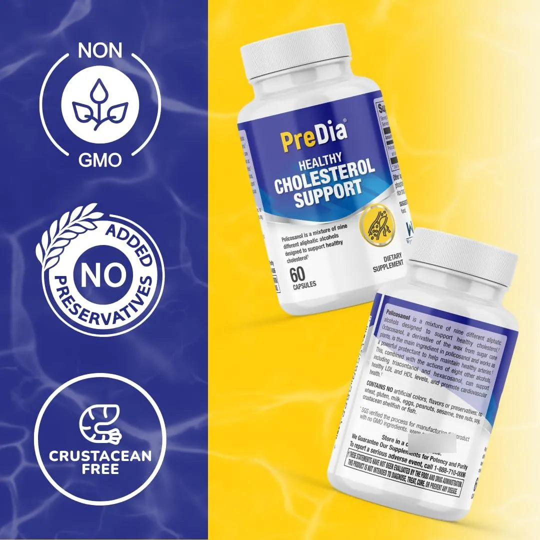 Policosanol 20 Mg 60 Capsulas Reduce Colesterol Naturalmente