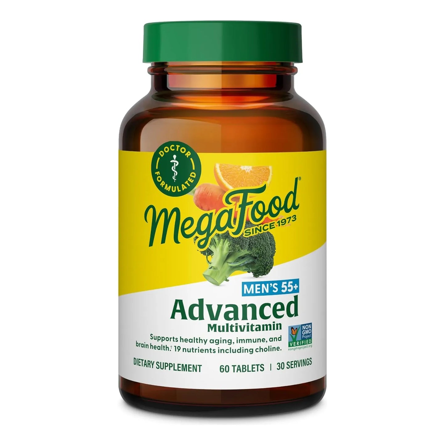 Multivitamínico Masculino 55 Años Zinc Salud Próstata Semillas Calabaza 60 Tabletas
