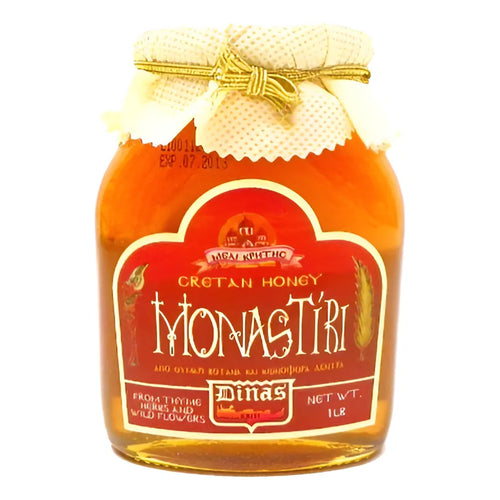 Miel Griega De Tomillo Y Flores Silvestres Dinas 450g Natural Y Pura