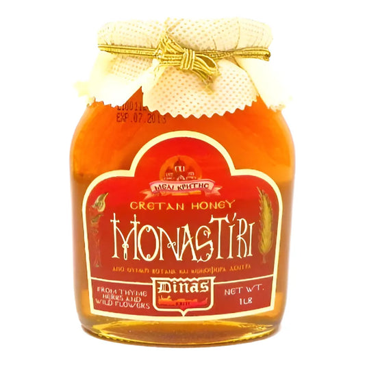 Miel Griega De Tomillo Y Flores Silvestres Dinas 450g Natural Y Pura