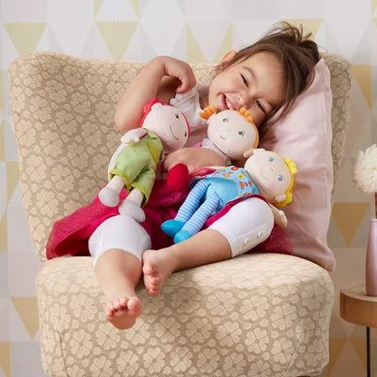 Muñeca Snug Up Doll Roya De 10 Pulgadas Suave Lavable Y Segura Para Niños HABA
