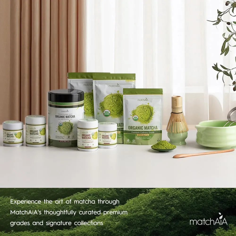 Matcha Orgánico Premium Grado Culinario 350g Té Verde Puro Energía Natural