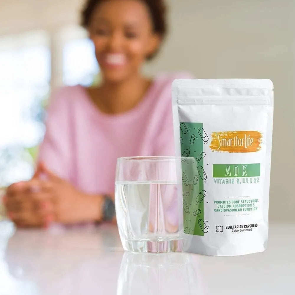 Vitamina Adk Potente 5000 Ui D3 K2 A Salud Ósea Cardíaca 90 Cápsulas