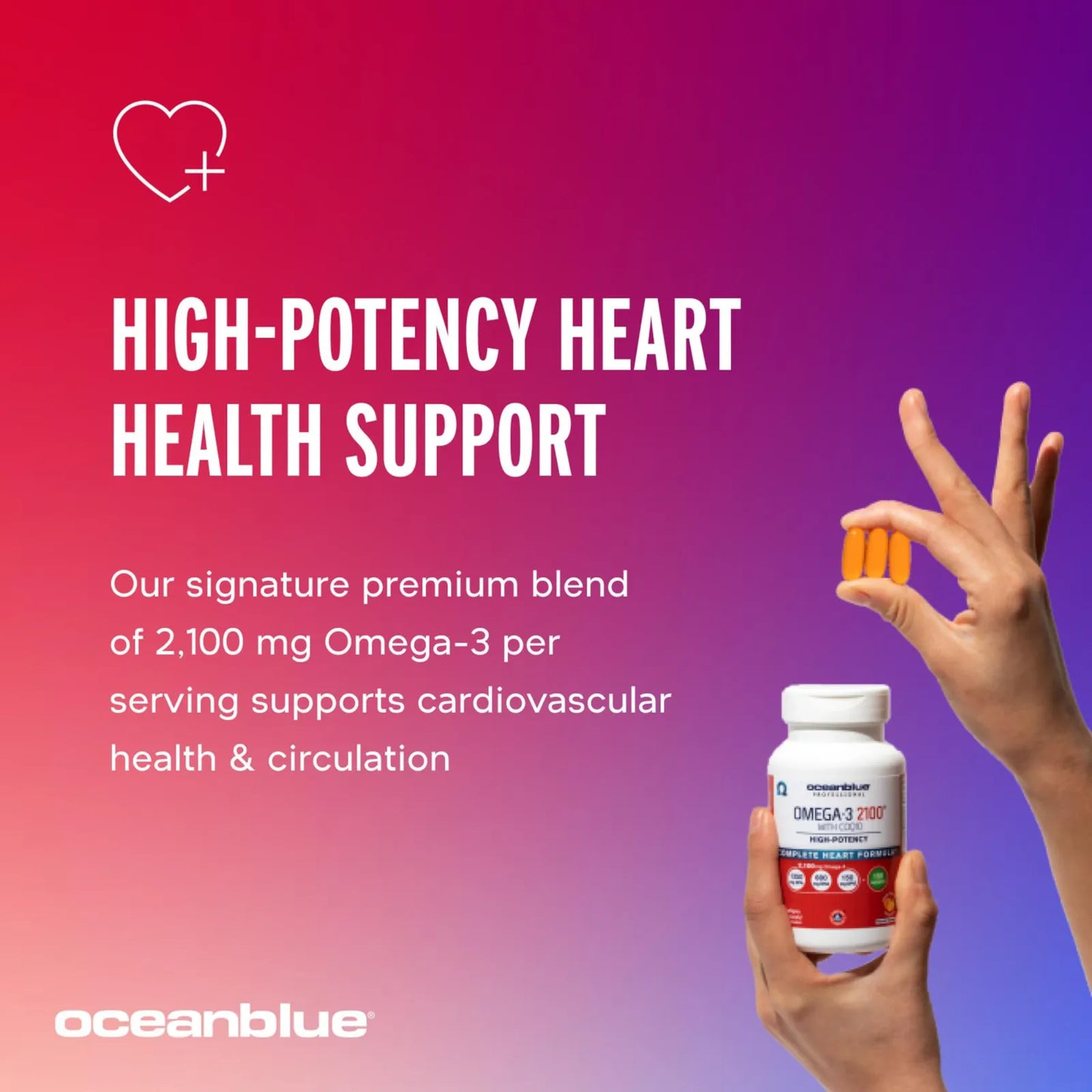 Omega 3 2100 Mg Con Coq10 90 Capsulas Suplemento Aceite Pescado Triple Fuerza