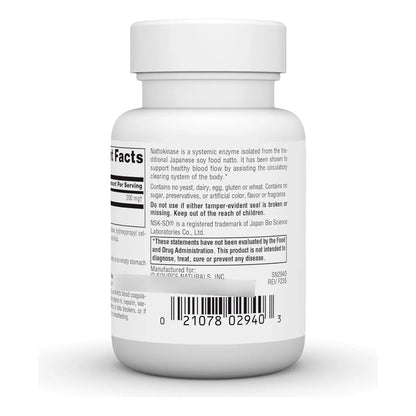 Nattoquinasa 200 Mg Enzima Sistémica Cápsulas Para Circulación Saludable