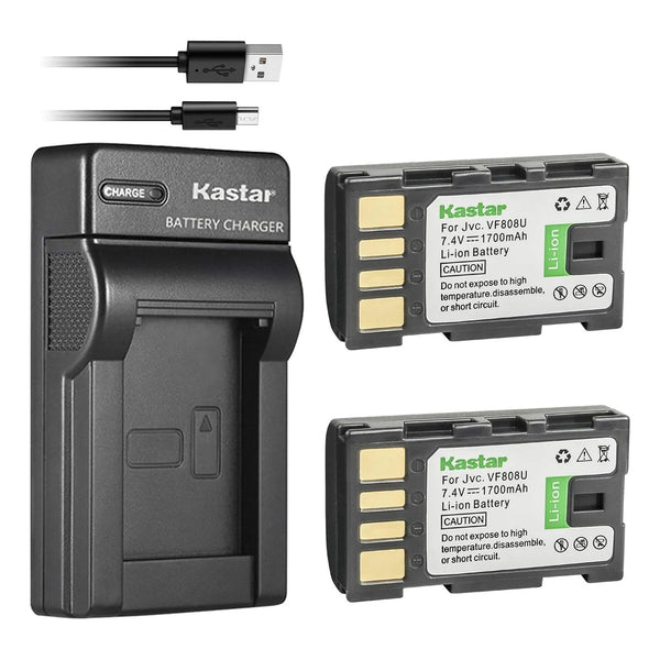Batería Recargable Doble Y Cargador Usb Compacto Para Cámara