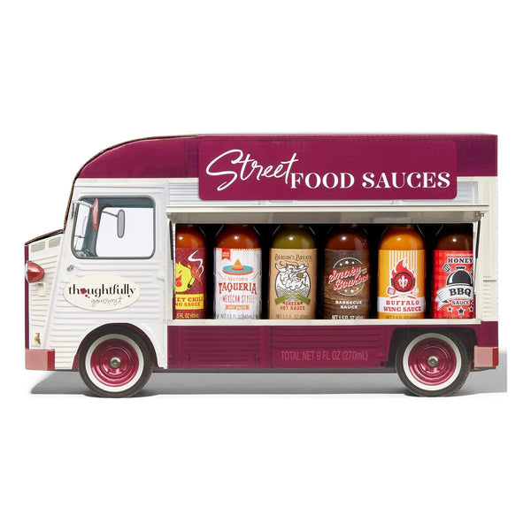Set De Regalo Salsa Picante Varios Sabores Presentación Camión Comida