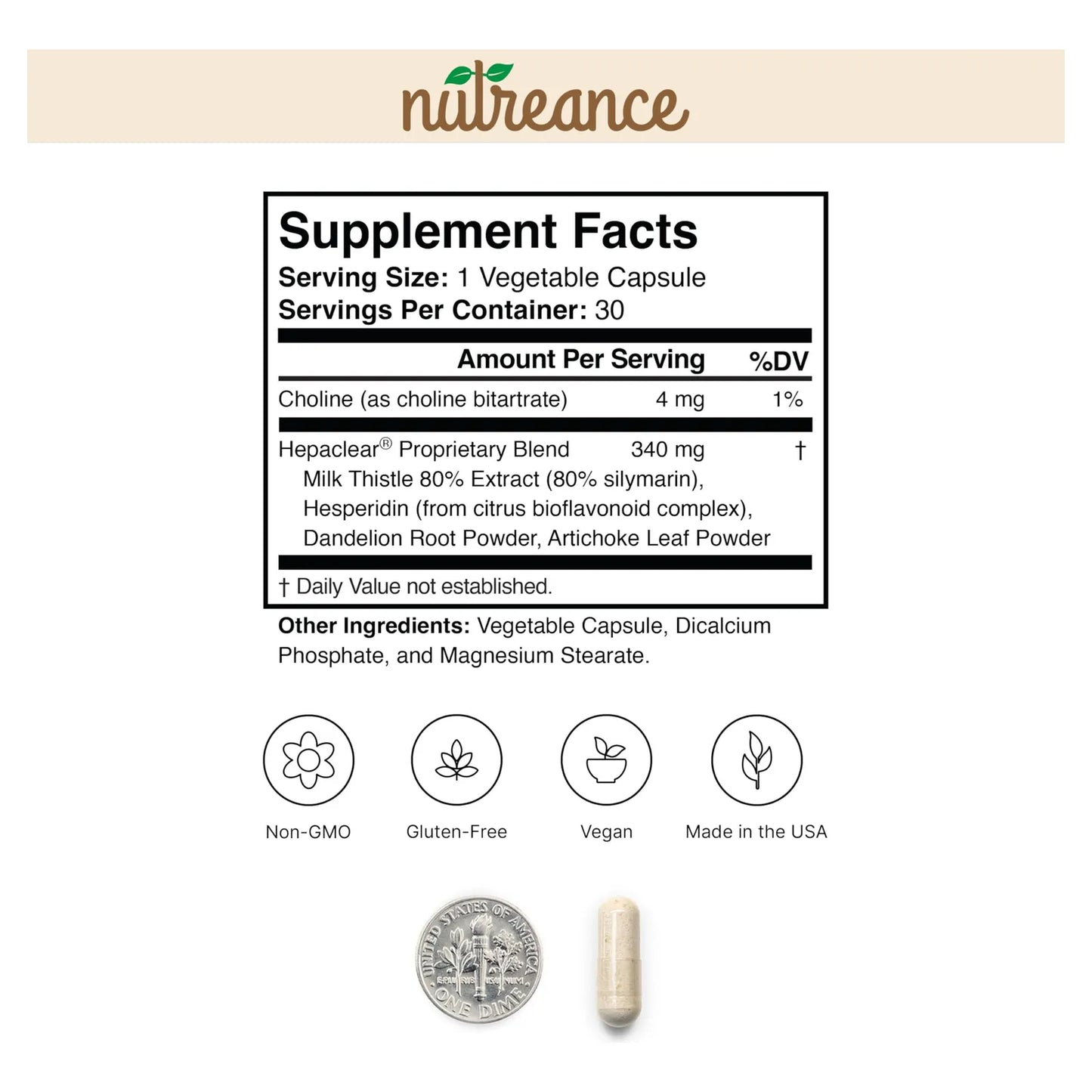 Suplemento Natural De Apoyo Hepático Con Hesperidina Vegano Sin Gluten