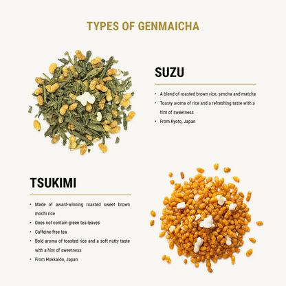 Té Genmaicha Orgánico Matcha Verde Arroz Integral Japón Lata 100g