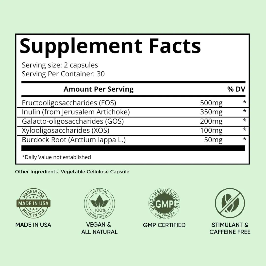Previtalizar Complemento Prebiótico Natural Para Digestión Y Salud Intestinal