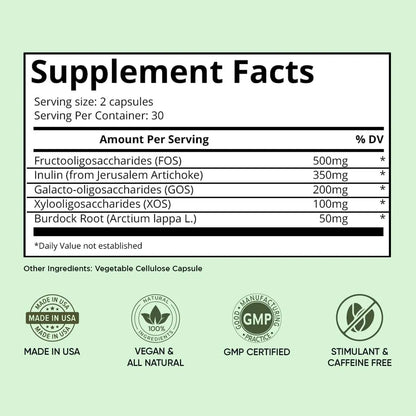 Previtalizar Complemento Prebiótico Natural Para Digestión Y Salud Intestinal