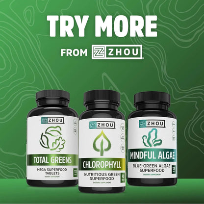 Tabletas De Chlorella Broken Cell Superalimento 120 Unidades Suplemento Vegano Sin Gluten