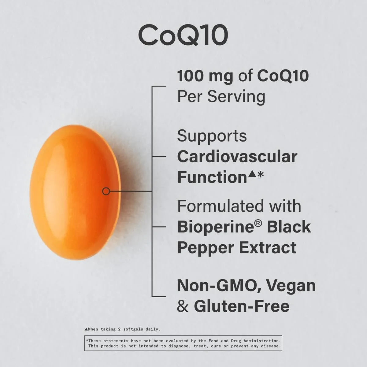 Coq10 100 Mg Con Aceite De Coco Y Bioperina 120 Capsulas Blandas Veganas