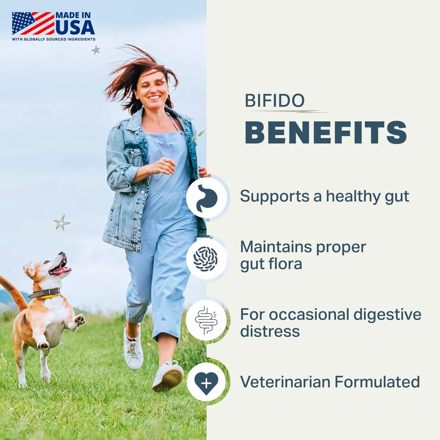 Probióticos Para Perros Bifido For Fido Salud Digestiva E Inmunológica 50 Mil Millones UFC