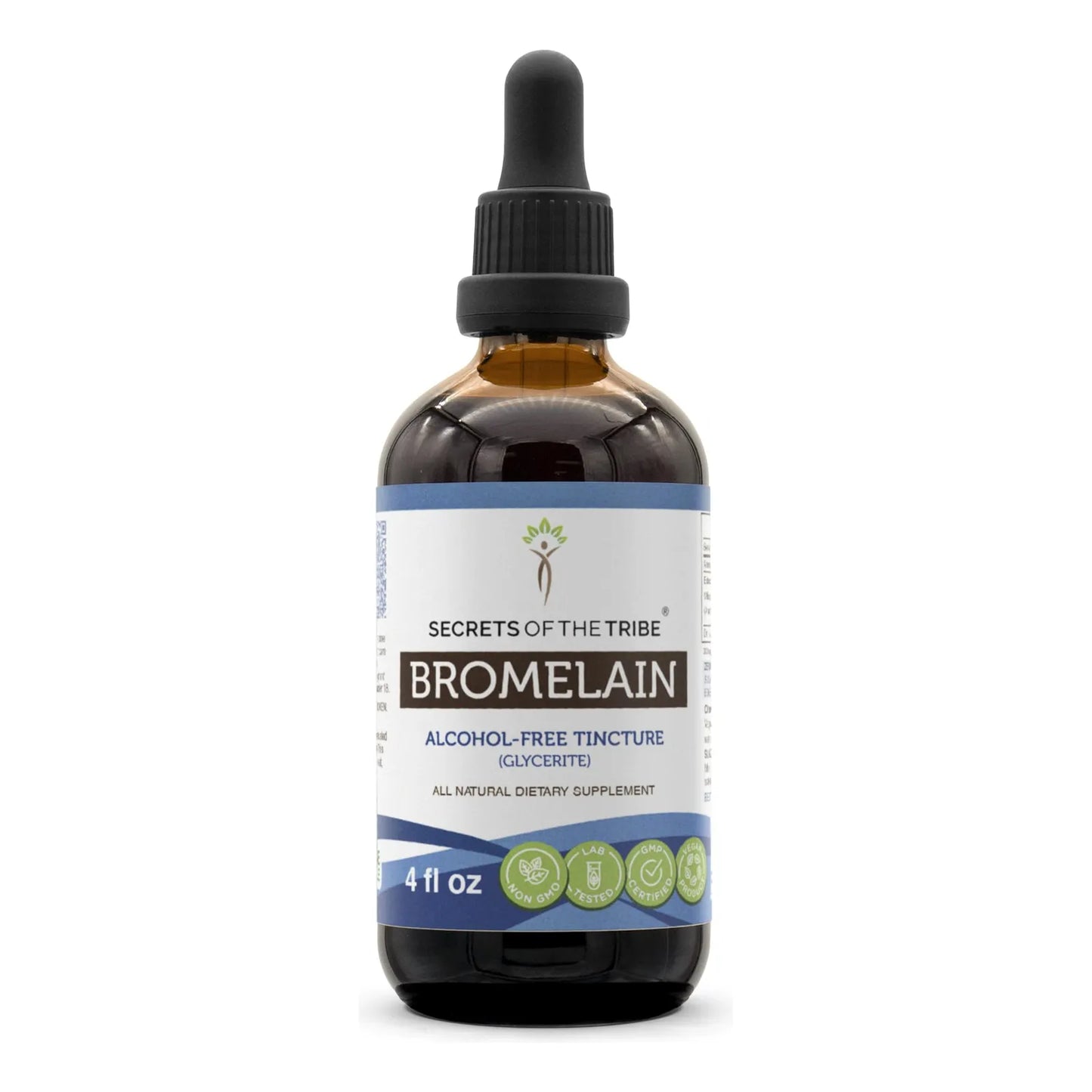 Extracto Sin Alcohol De Bromelina Silvestre De Piña 4 Onzas Pura Y Potente