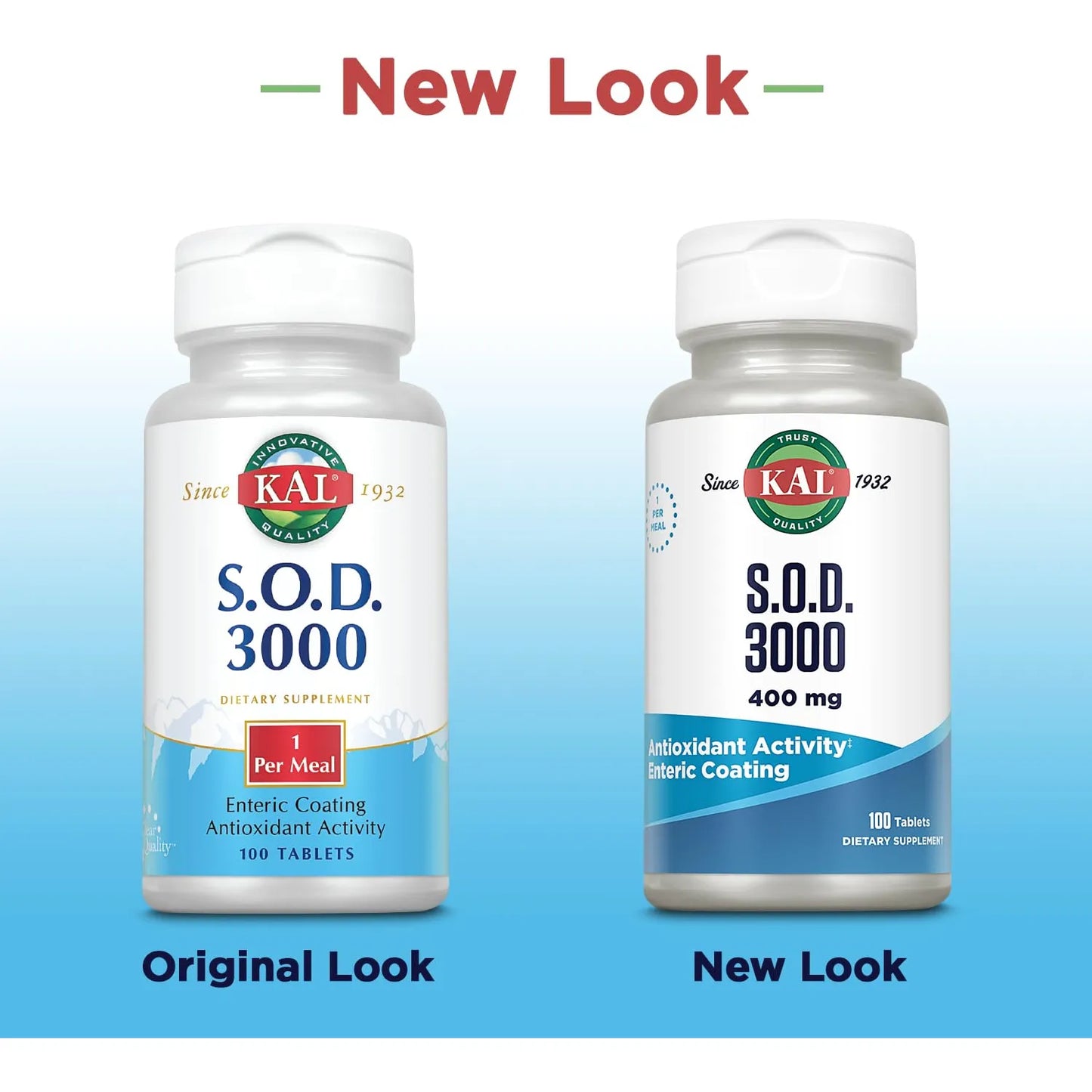 SOD 3000 Suplemento Antioxidante De 400 Mg Superóxido Dismutasa Hígado De Res Con Recubrimiento Entérico