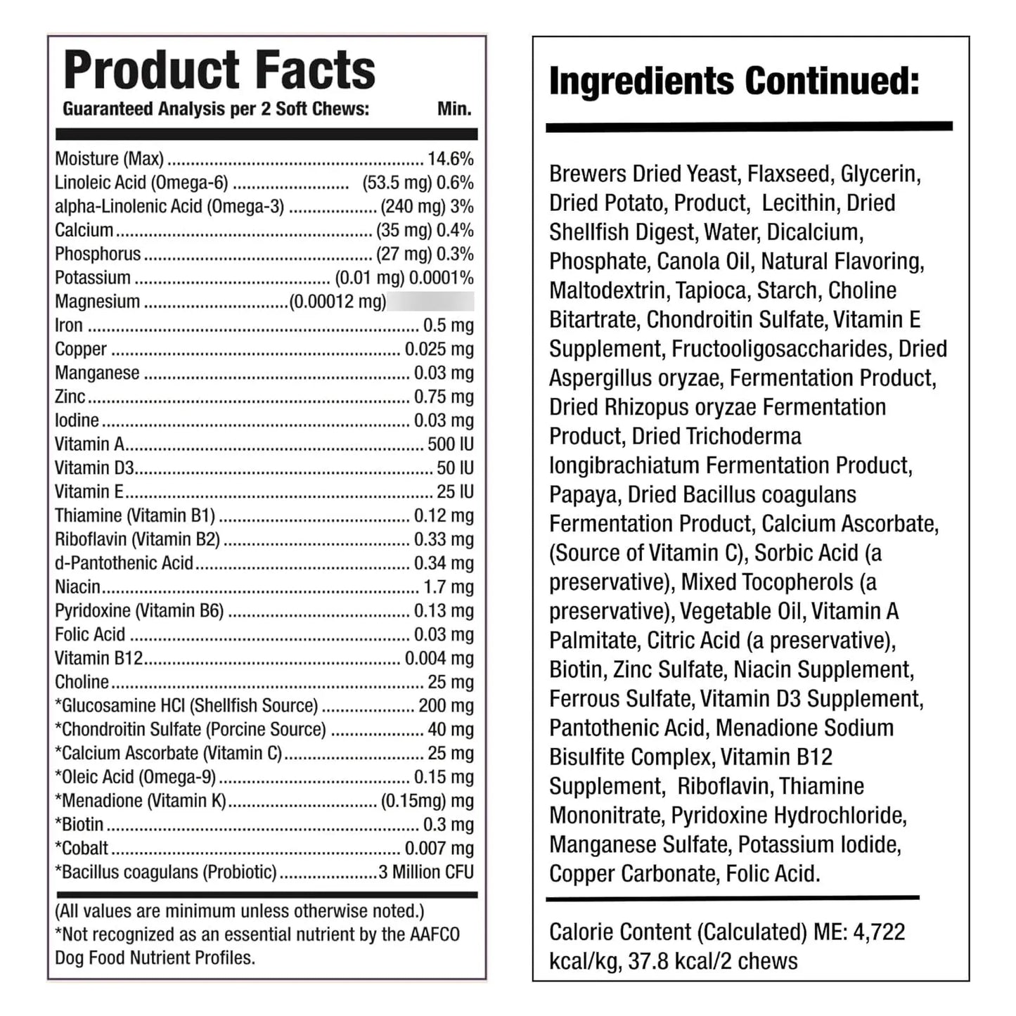 Multivitamínico 8 En 1 Para Perros Apoyo Digestivo Cardiaco Y Articulaciones