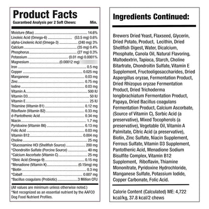 Multivitamínico 8 En 1 Para Perros Apoyo Digestivo Cardiaco Y Articulaciones