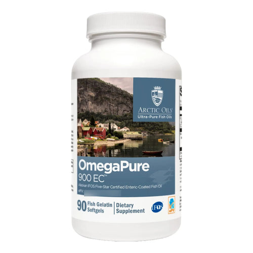 OmegaPure 900 EC Aceite De Pescado Omega 3 Certificado IFOS 90 Cápsulas