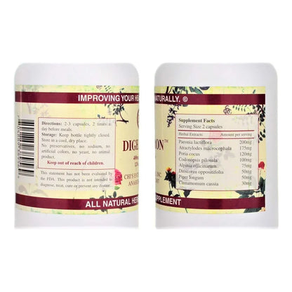 Capsulas Digestron 450 Mg 120 Unidades Salud Digestiva Natural