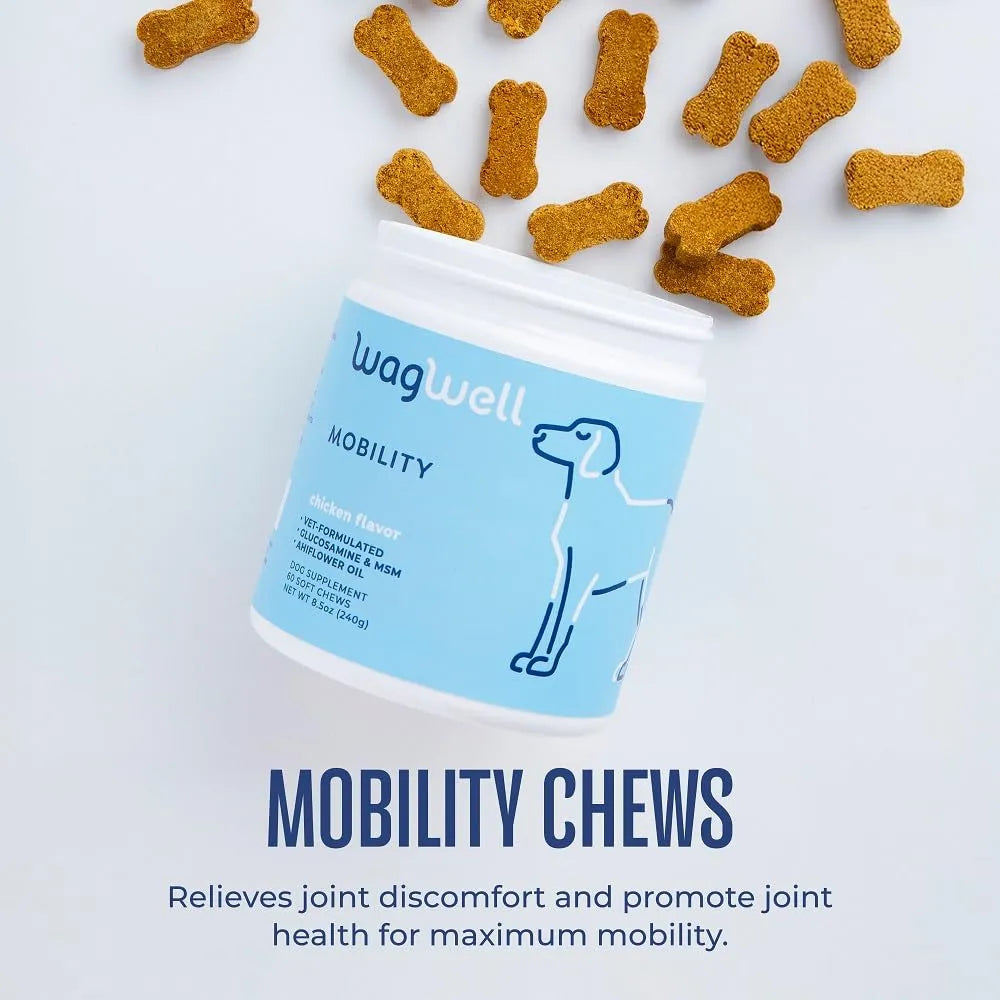 Mobility Chews Suplemento Articulaciones Perros Glucosamina MSM Sabor Pollo