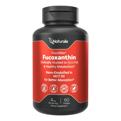 Fucoxantina Natural 4 Mg 60 Cápsulas Blandas Con FucoSlim® Para Metabolismo Y Salud