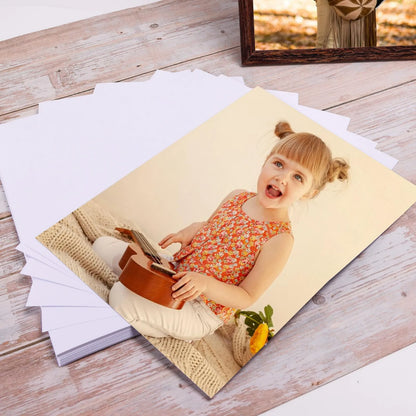Papel Fotográfico Brillante 11x17 Pulgadas 50 Hojas Para Impresoras Inyección Tinta