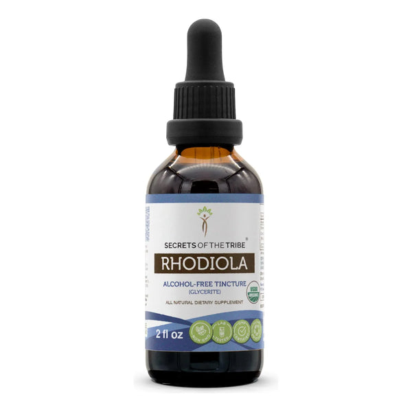 Extracto Liquido De Rhodiola Organica Alta Potencia 60 Ml Gotas Herbales