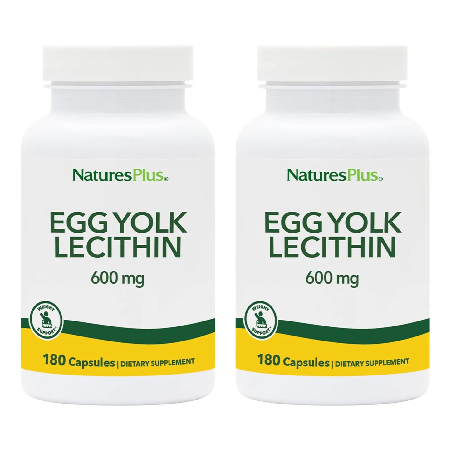 Lecitina De Yema De Huevo 600 Mg 90 Cápsulas Vegetarianas Natures Plus Apoyo Defensas Y Función Hepática