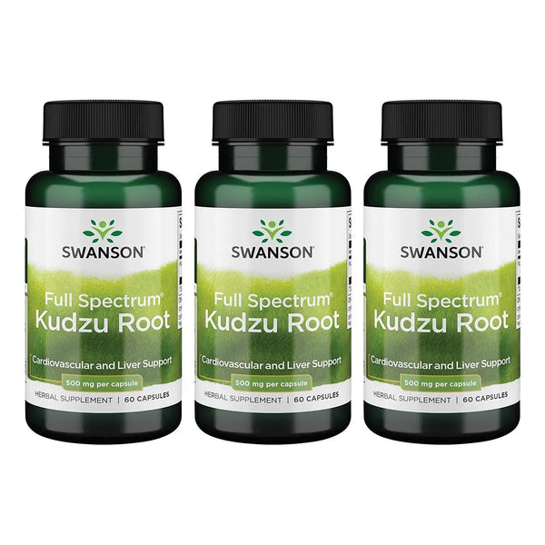 Raiz De Kudzu Completa 60 Capsulas Salud Corazon Higado Presion Arterial