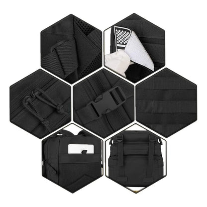 Mochila Táctica Militar QT&QY 45L Resistente Al Agua Con Sistema Molle