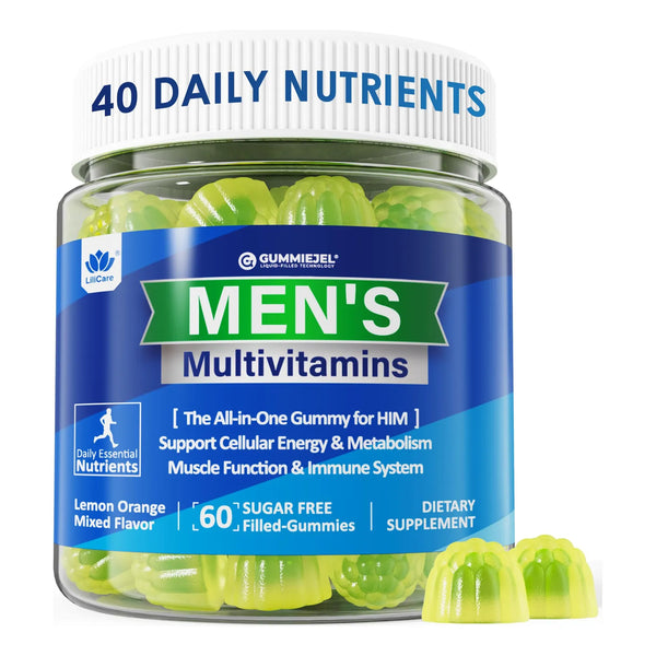 Gomitas Multivitamínicas Para Hombres Con Omega 3 Y Probióticos Energía Y Vitalidad