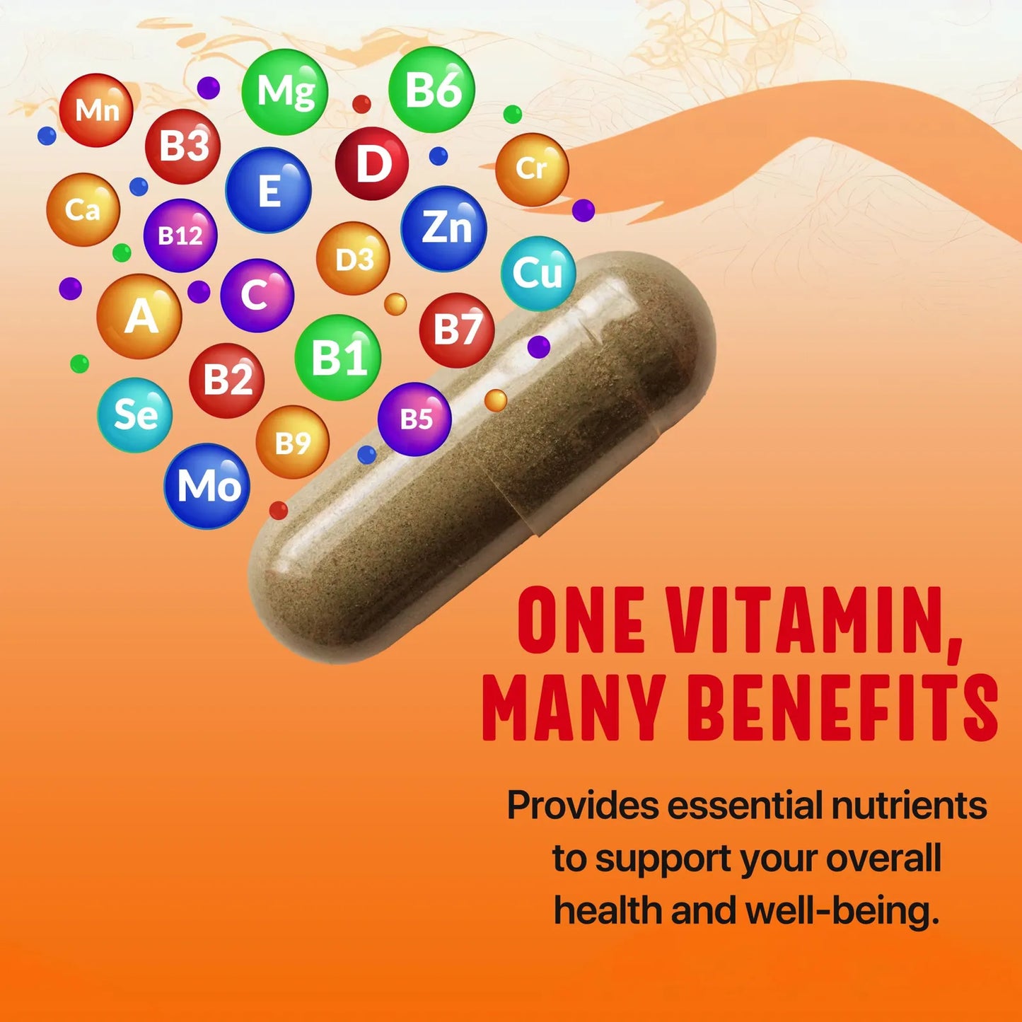 Multivitaminico Puro Para Mujeres Con Biotina Crecimiento Cabello Piel Radiante