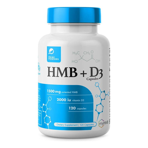 Suplemento HMB Y Vitamina D3 1500 Mg Conserva Músculo Magro Fórmula Clínica