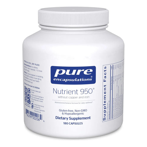 Multivitaminico Hipoalergenico Sin Cobre Ni Hierro 180 Capsulas Pure Encapsulations